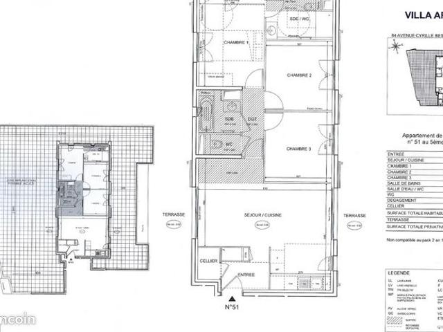 Appartement 4 pièces 78 m²