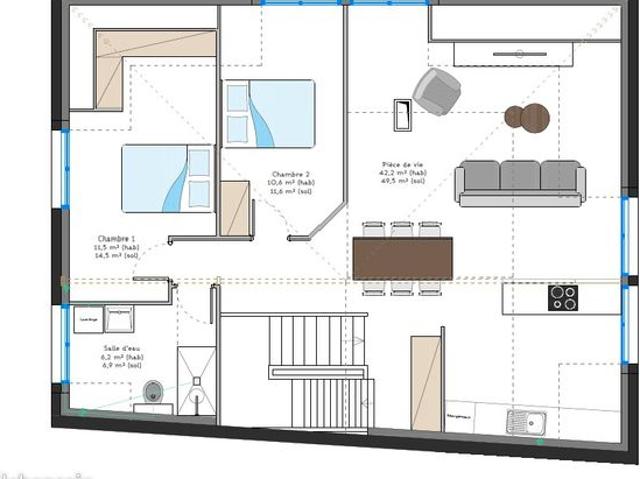 Appartement 4 pièces 78 m²