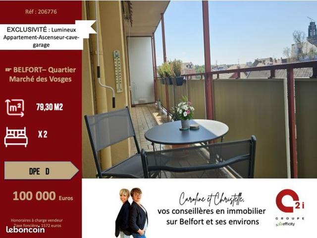 Appartement 4 pièces 79 m²