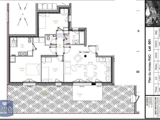 Appartement 4 pièces 79 m²