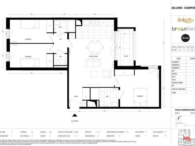 Appartement 4 pièces 83 m²