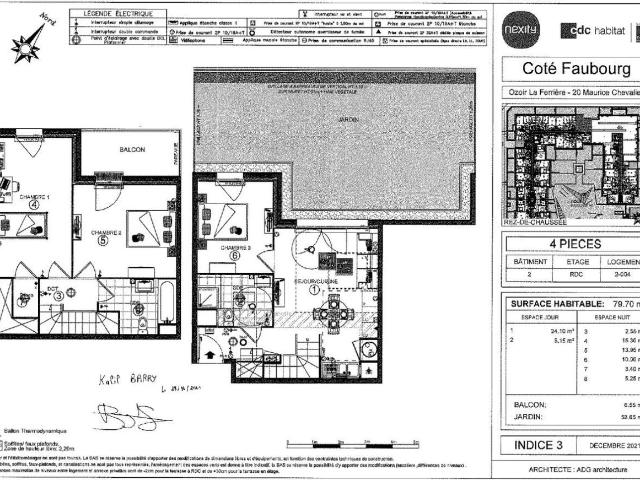 Appartement 4 pièces 80 m²