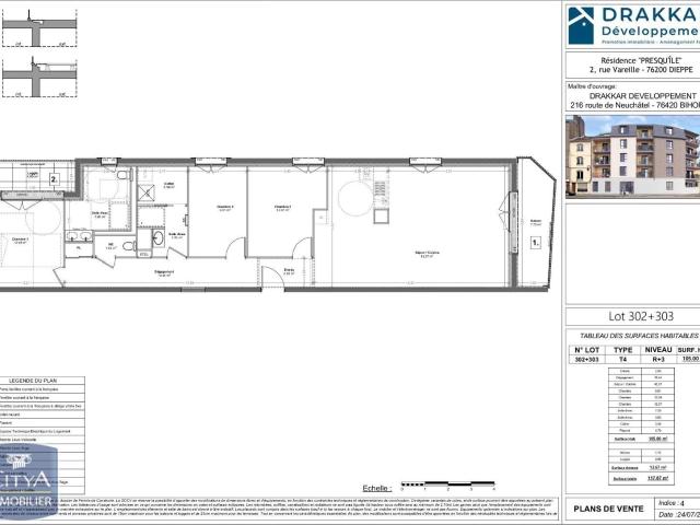 Appartement 4 pièces 81 m²