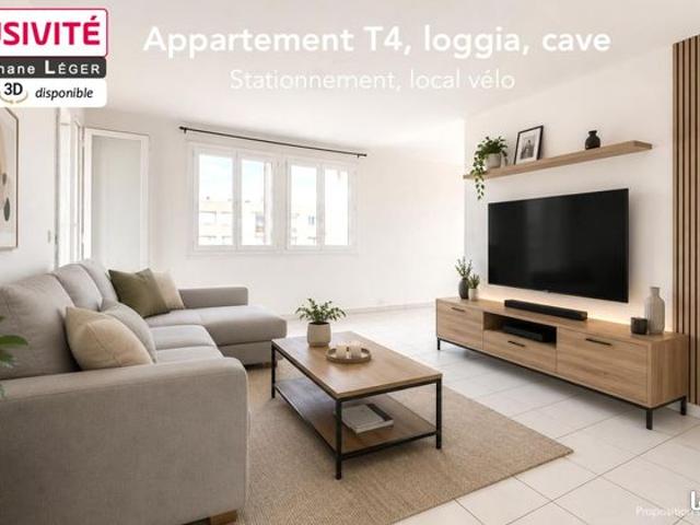 Appartement 4 pièces 82 m²