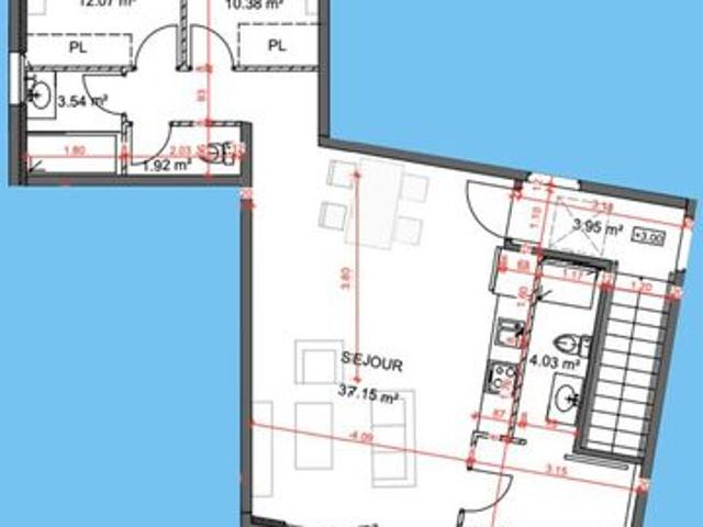 Appartement 4 pièces 82 m²