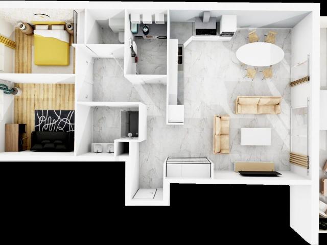 Appartement 4 pièces 84 m²