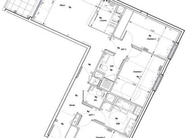 Appartement 4 pièces 84 m²