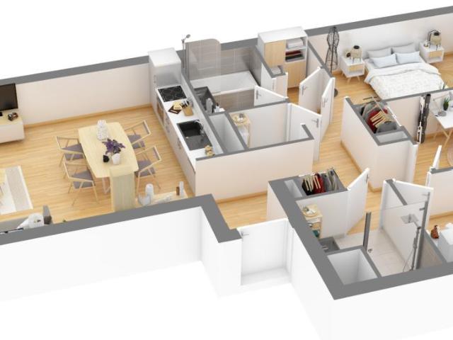 Appartement 4 pièces 85 m²
