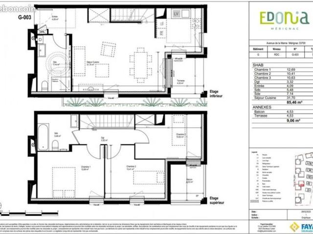 Appartement 4 pièces 85 m²