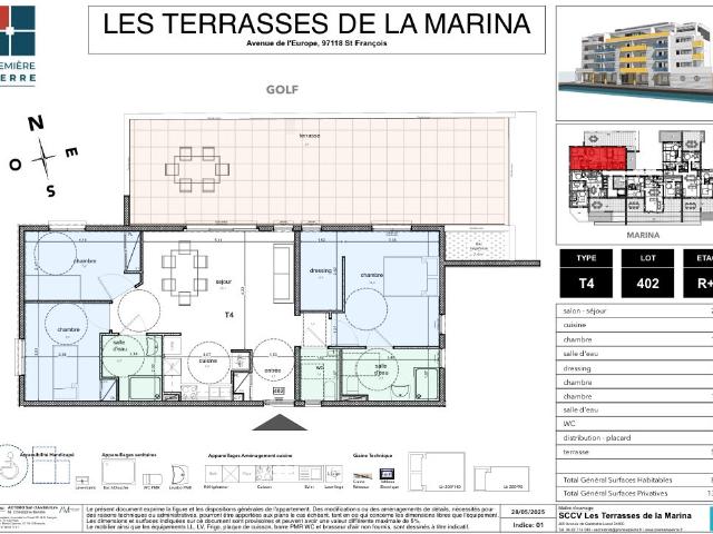 Appartement 4 pièces 86 m²
