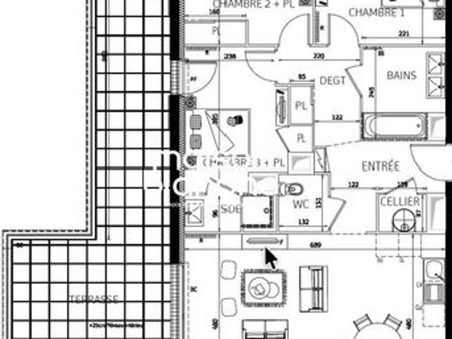Appartement 4 pièces 86 m²