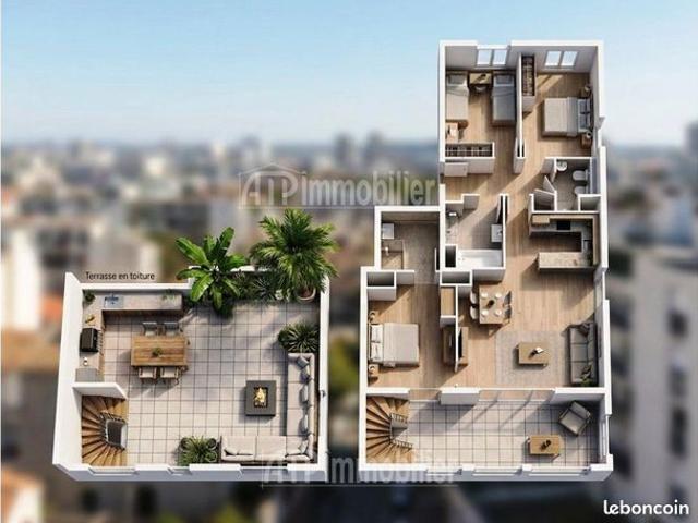 Appartement 4 pièces 88 m²