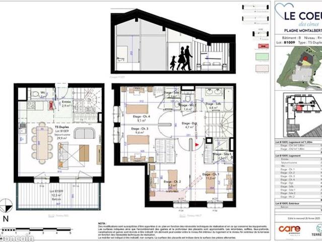 Appartement 4 pièces 88 m²