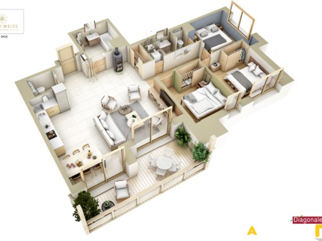 Appartement 4 pièces 89.91m2 Les Gets