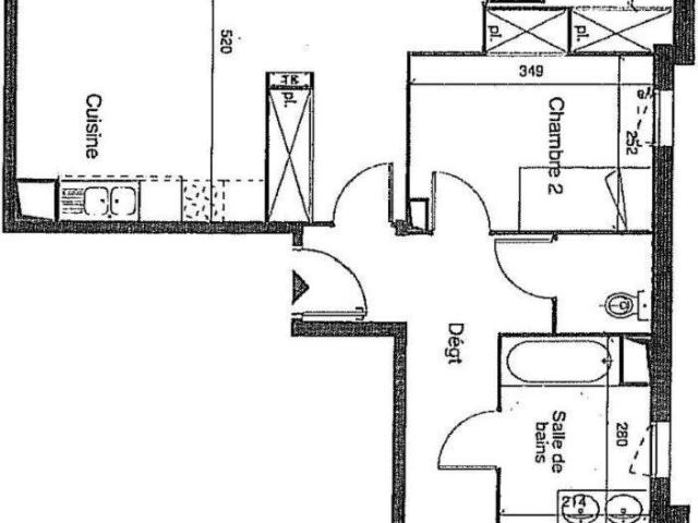 Appartement 4 pièces, 89 m² à louer à Toulouse 31200