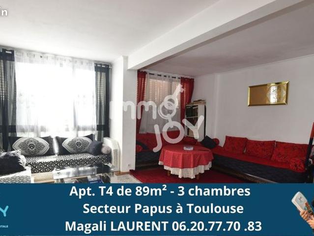 Appartement 4 pièces 89 m²