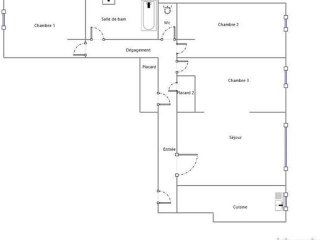 Appartement 4 pièces 89 m²