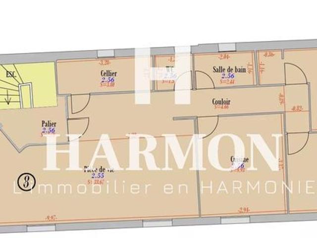 Appartement 4 pièces 89 m²