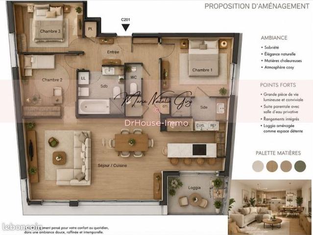 Appartement 4 pièces 93 m²