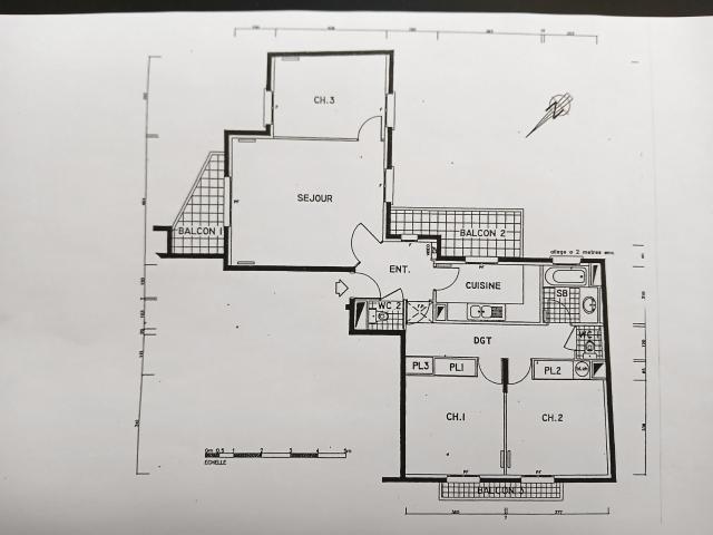 Appartement 4 pièces 93 m²