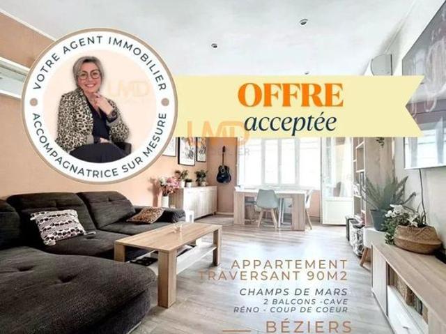 Appartement 4 pièces 90 m²
