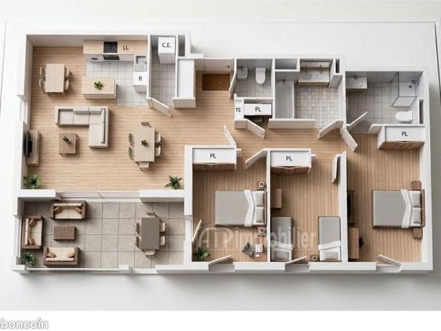 Appartement 4 pièces 90 m²