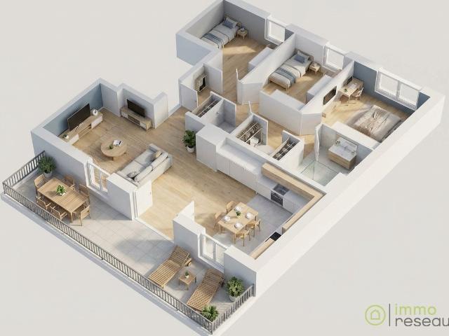 Appartement 4 pièces 90 m²