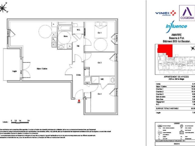 Appartement 4 pièces 90 m²