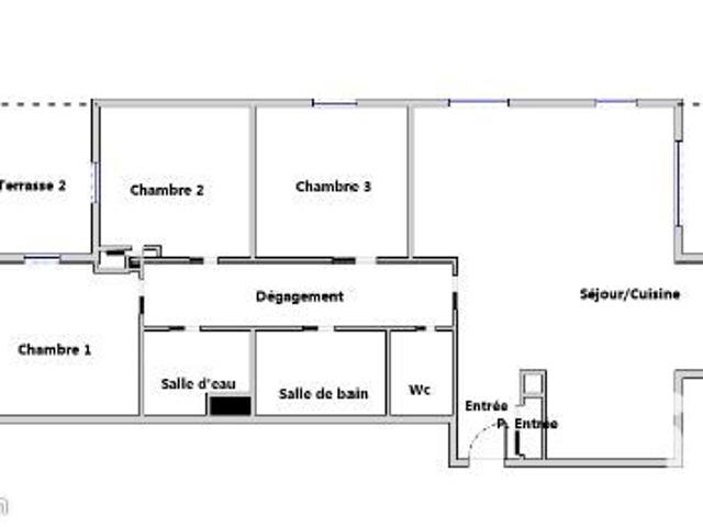 Appartement 4 pièces 90 m²