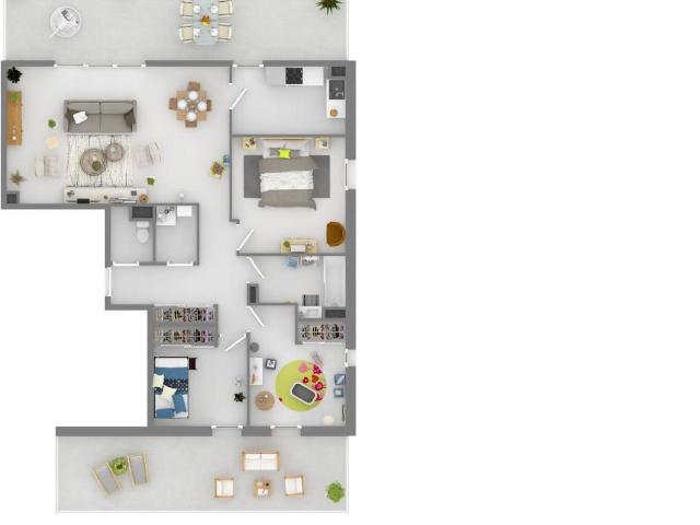 Appartement 4 pièces 91 m²