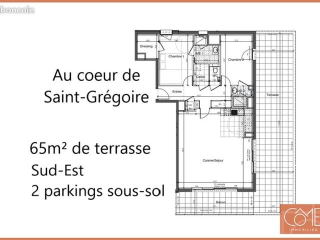 Appartement 4 pièces 92 m²
