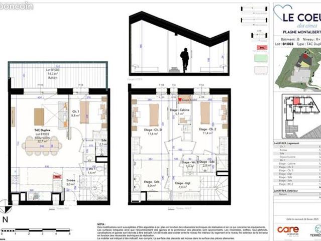 Appartement 4 pièces 96 m²