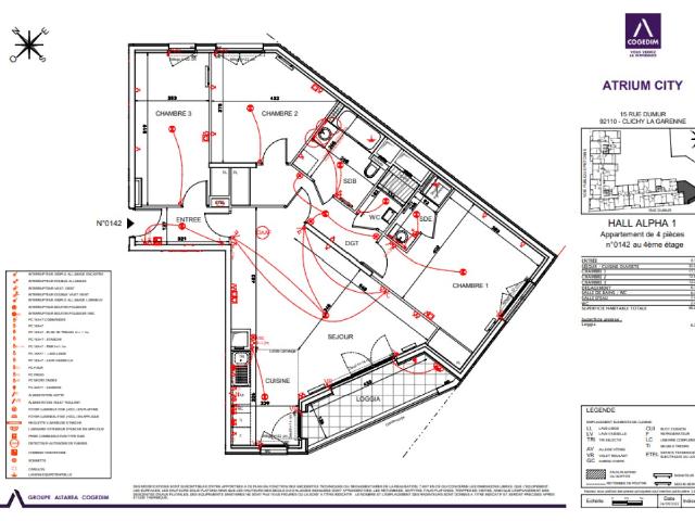 Appartement 4 pièces 99 m²
