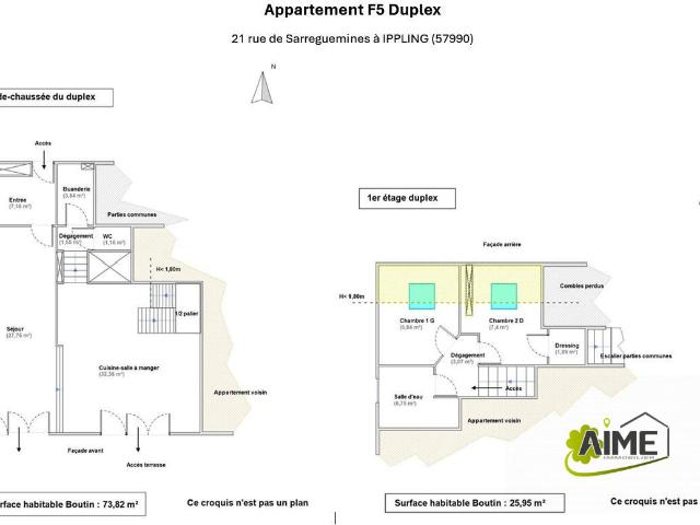 Appartement 4 pièces 100 m²