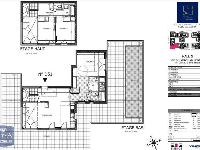 Appartement 4 pièces 101 m²
