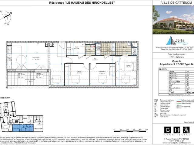 Appartement 4 pièces 101 m²