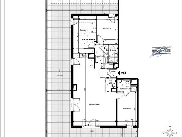 Appartement 4 pièces 103 m²