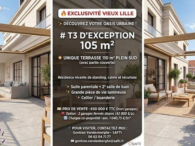 Appartement 4 pièces 105 m²