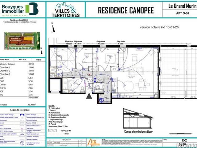 Appartement 4 pièces 106 m²