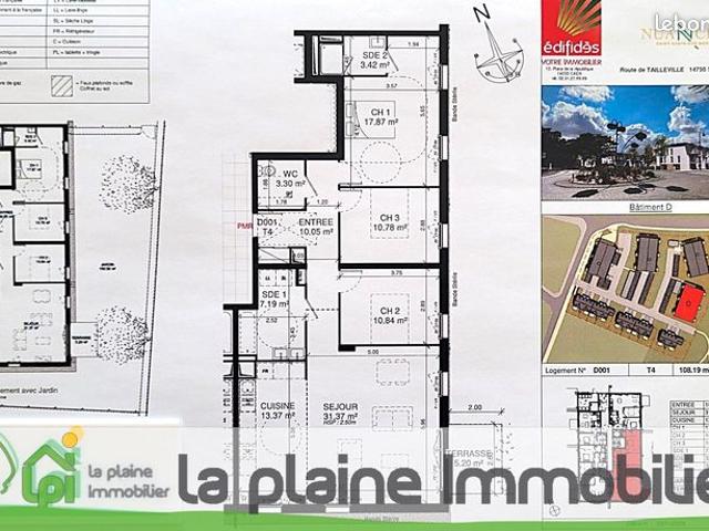 Appartement 4 pièces 108 m²