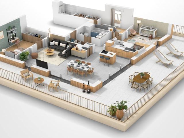 Appartement 4 pièces 109 m²
