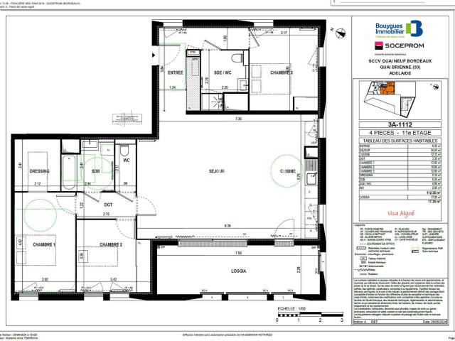 Appartement 4 pièces 112 m²