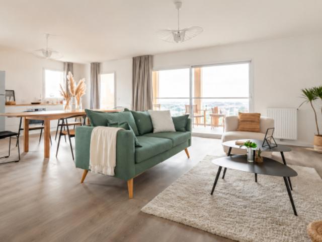 Appartement 4 pièces 113m² avec vue dégagée et bel extérieur