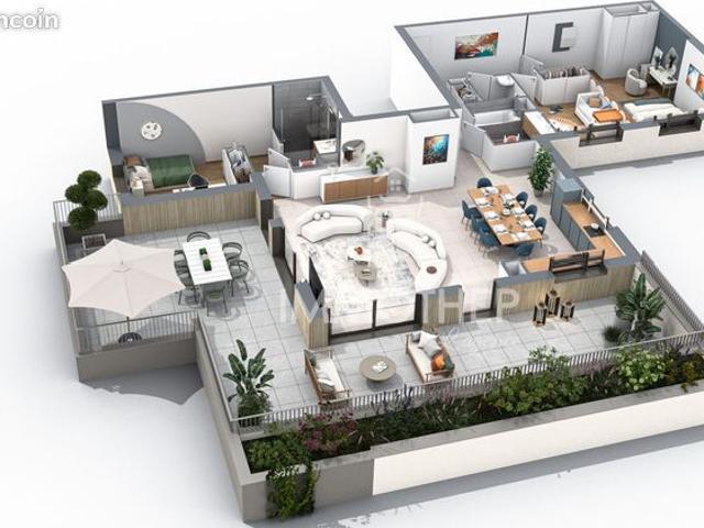 Appartement 4 pièces 114 m²