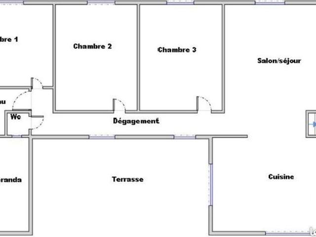 Appartement 4 pièces 148 m²