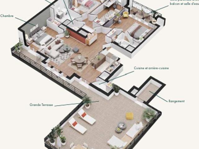 appartement 4 pièces