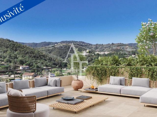 Appartement 4 pièces toit terrasse de 100m² 76m² Auribeau sur Siagne