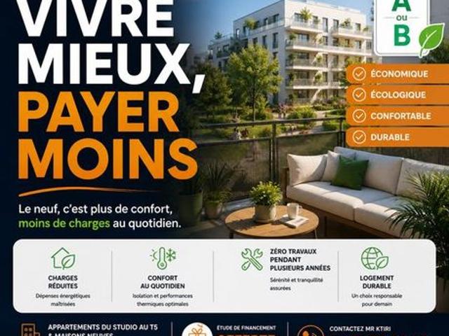 Appartement 4 pièces Vivre mieux, payer moins