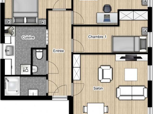 Appartement 4 pièces à Metz