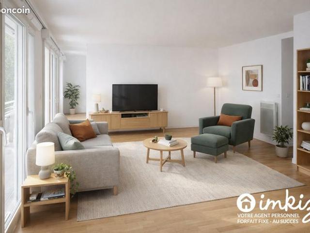 Appartement 4 pièces, accès direct Coulée Verte